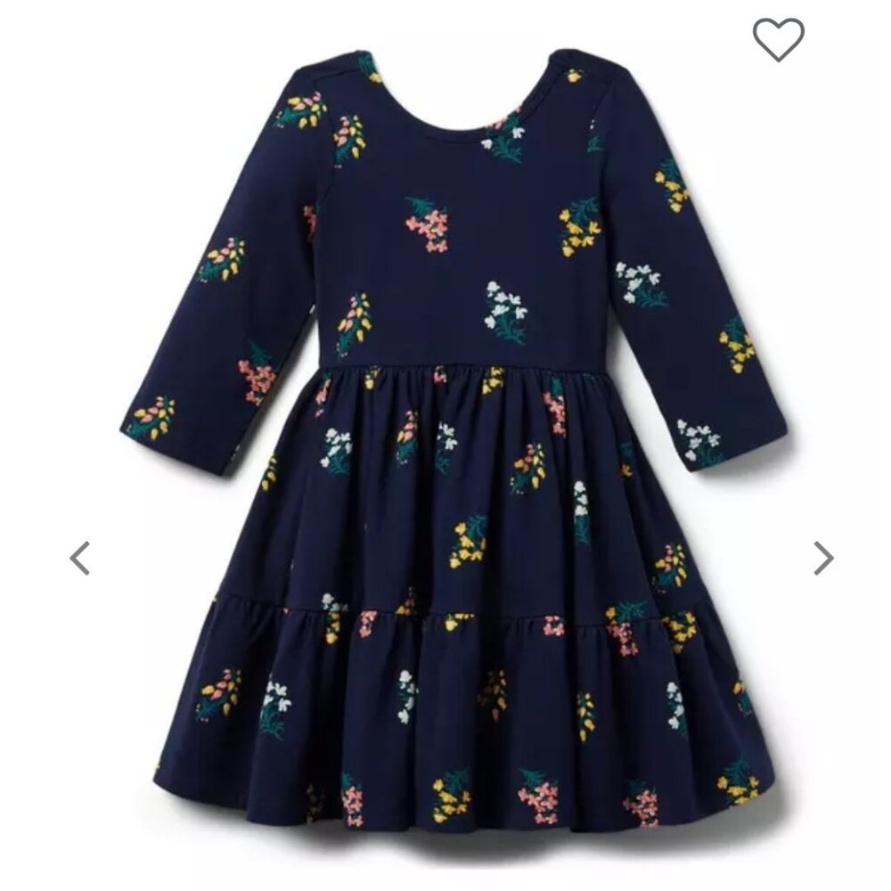 Janie and Jack The Everyday 3/4 Sleeve Dress Size 7